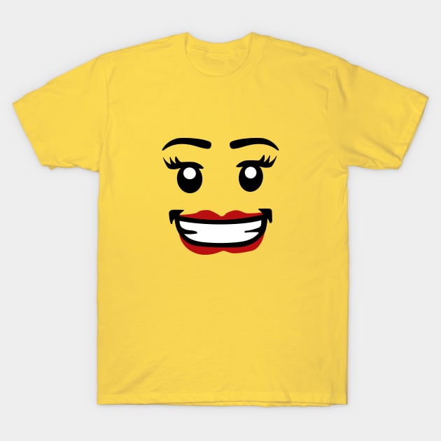 Lego Minifig Smiles and Lippy T-Shirt by Neon-Light